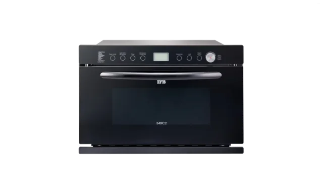 IFB 34 Litres Built-In Convection Microwave Oven with Multi Stage Cooking and 360° Convection (34BIC2, Black)