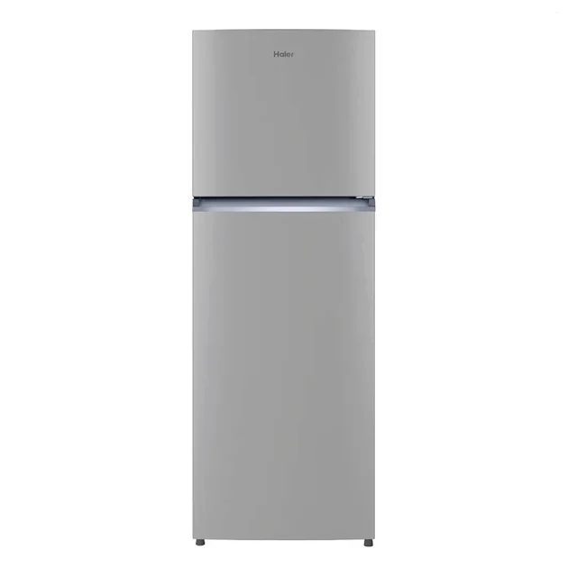 Haier 240 L 2 Star Frost Free Double Door Refrigerator with Turbo Icing, Stabilizer Free Operation, Home Inverter & Toughened Glass Shelves HRF-2902IEMSA-P