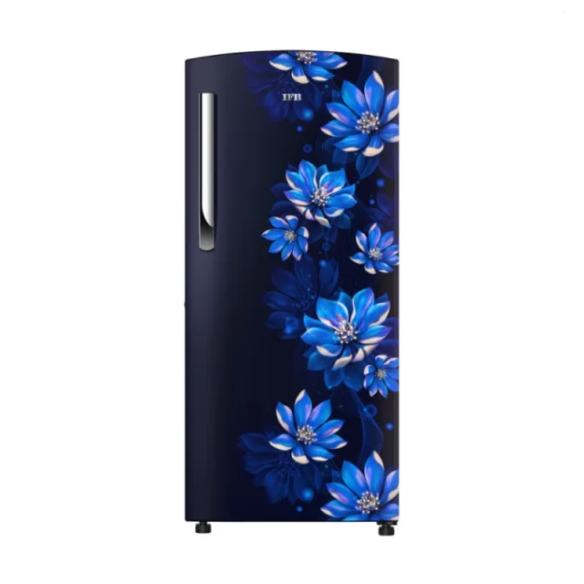 IFB 197 Litres 2 Star Direct Cool Refrigerator with Flower Pattern (IFBDC-2232FBL, Lush Blush Blue)