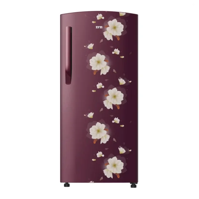 IFB 187 Litres 1 Star Direct Cool Refrigerator with Flower Pattern (IFBDC-2131FRF, Floral Falls Red)