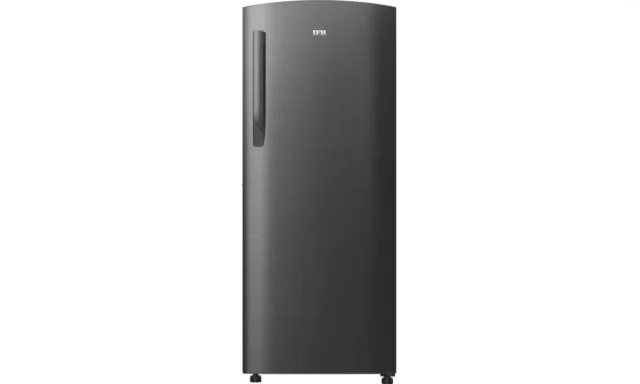 IFB 206 Litres 4 Star Direct Cool Refrigerator with Steel Finish and Inverter Compressor (IFBDC-2324IKS, Metal Black Steel Finish)