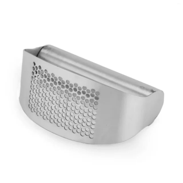 Wonderchef Ambrosia Stainless Steel Garlic Press, Ergonomic Handle, No-Peeling Garlic Crusher & Chopper