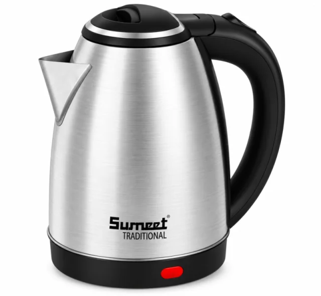 Sumeet Traditional Orion 1.8L Electric Kettle 1500W with Stainless Steel Body & Automatic Shut-Off