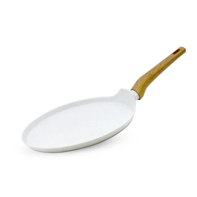 Bergner Naturally Pancake Pan Ø28cm Forged Aluminium, Marble Non-Stick, Induction Ready BGD-30493-CR