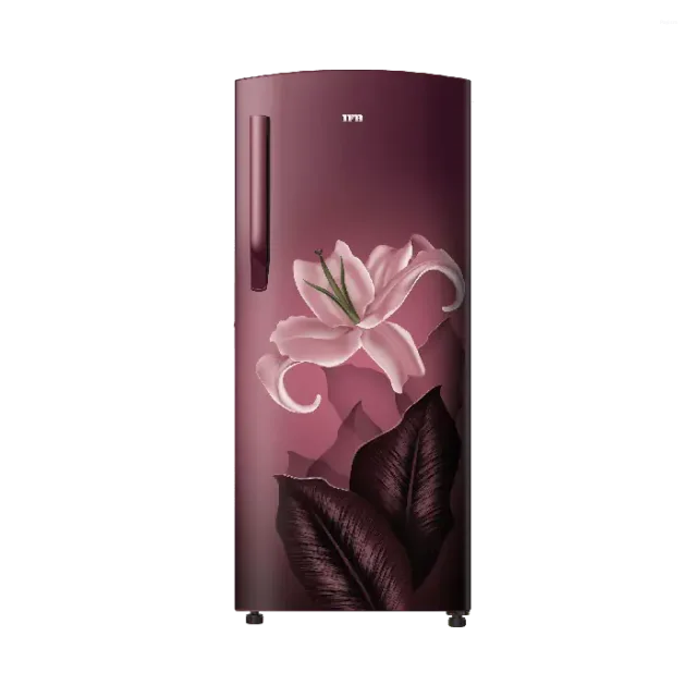 IFB 197 Litres 5 Star Direct Cool Refrigerator with Flower Pattern and Inverter Compressor (IFBDC-2235IRB, Midnight Bloom Red)