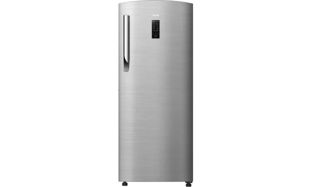 IFB 206 Litres 4 Star Direct Cool Refrigerator with Smart Camera, Converti Cool, Copper Boost, WiFi Enabled and Extra Height (IFBDC-Smart2324IBSU, Brush Grey Steel Finish)