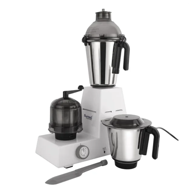 Sumeet Traditional Domestic DXE 110V 750W Mixer Grinder with 3 Stainless Steel Jars, Copper Motor & Multi-Function Blades