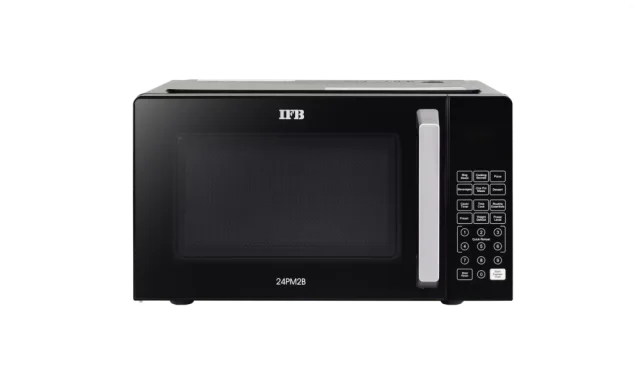 IFB 24 L Solo Microwave Oven 24PM2B Mechanical Control Black