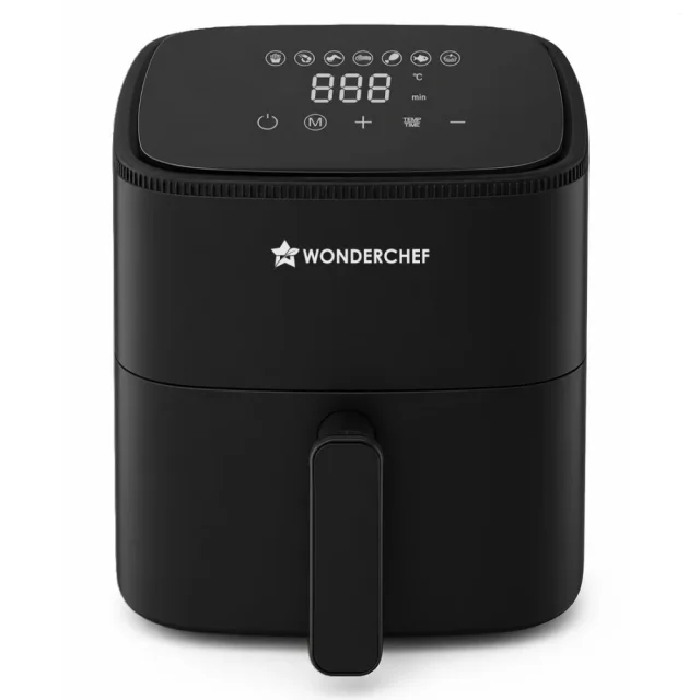 Wonderchef Neo 3.5L 1000W Digital Air Fryer, 7 Preset Menus, Rapid Air 360° Circulation, Touch Screen & Auto Shut-Off