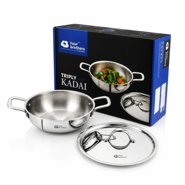 Four Brothers Triply Kadai 18 cm / 1.2 L 4BTPIK