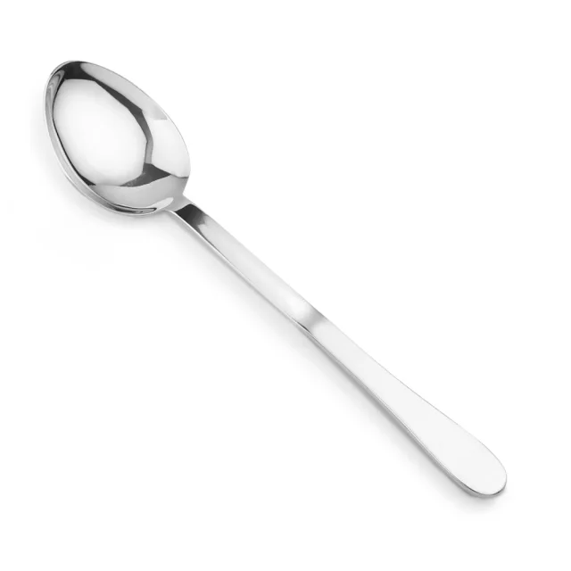 Bergner Argent Large Solid Spoon Serving S/s Hollow Handle Large Stainless Steel, Food Grade BGIN-6706