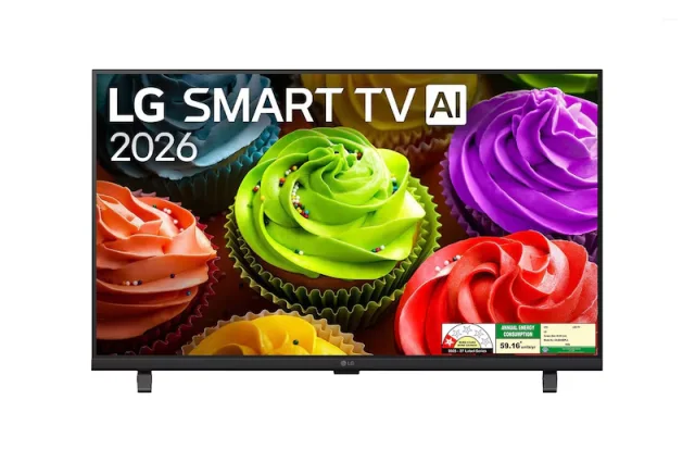 LG 32 Inches Full HD AI Smart TV with α5 AI Processor Gen9, HDR10 Pro & AI Sound Pro 32LB655BPLA