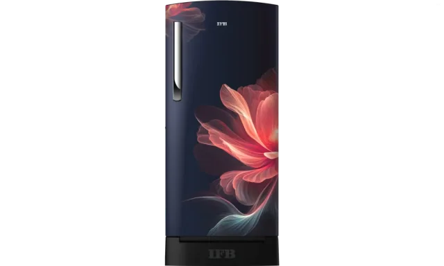 IFB Advance-Cool 187 L 5 Star Direct Cool Refrigerator, Flower Pattern, CORAL JOY BLUE + BLACK PED, Inverter Compressor 2026