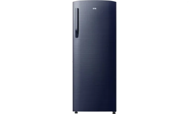 IFB 251 Litres 4 Star Direct Cool Refrigerator with Steel Finish and Inverter Compressor (IFBDC-2774IZS, Blue Hairline Steel Finish)
