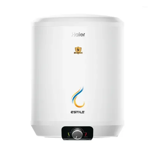 Haier 15 L 5 Star Storage Water Heater with Incoloy 800 Heating Element, 8 Bar Pressure, Shock Proof & Dual Thermal Protection ES15V-ESTILE