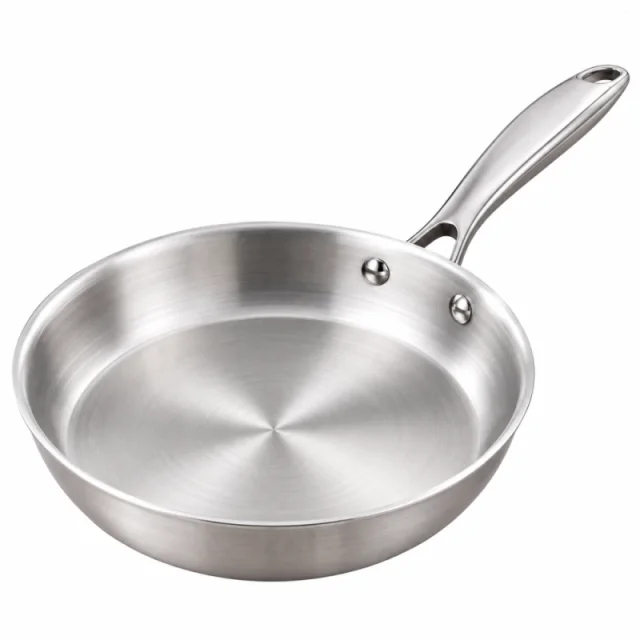 The Indus Valley 22cm Frypan Tri-Ply Stainless Steel KC-TP-FP-001