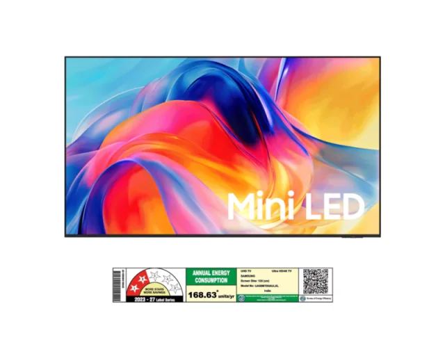 Samsung 50 Inches Mini LED 4K Smart TV with Pure Spectrum Color, Motion Xcelerator & Dynamic Sound Pack UA50M70HAULXL