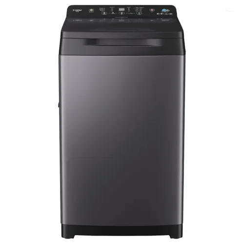 Haier 9 Kg 5 Star Fully Automatic Top Load Washing Machine with Pillow Drum, Soft-Closing Toughened Glass Lid & Child Lock HWM90-688S8