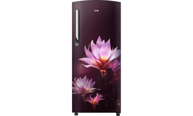IFB 206 Litres 5 Star Direct Cool Refrigerator with Flower Pattern and Inverter Compressor (IFBDC-2325IRP, Paradise Dream Red)