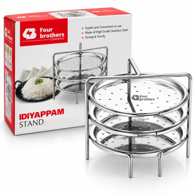 Four Brothers Idiyappam Stand 3 Plates 4BIS-3
