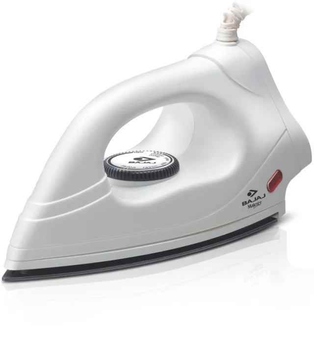 Bajaj Majesty DX4 1000W Dry Iron with Non-Stick Soleplate