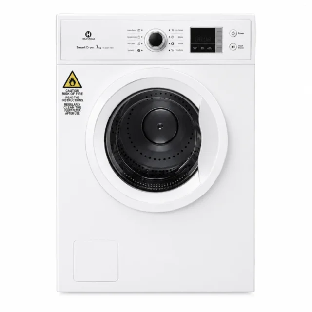 Haikawa 7.0 kg Front Load Tumble Dryer with Reverse Tumble & Anti-Crease Technology (HIK-GDZ70-18EW)