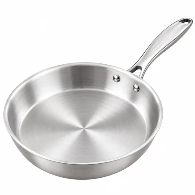 The Indus Valley 22cm Fry Pan Tri-Ply Stainless Steel KC-TP-FP-004
