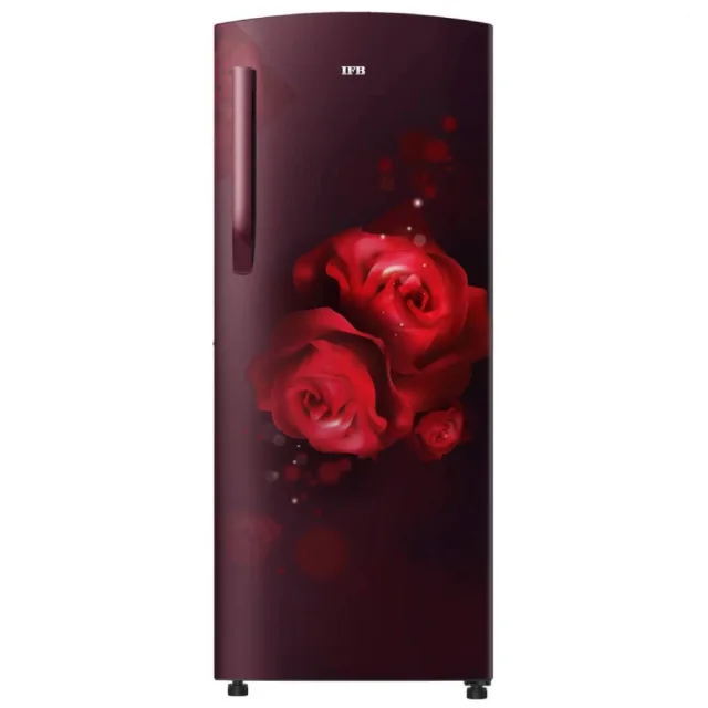 IFB 206 Litres 4 Star Direct Cool Refrigerator with Flower Pattern and Inverter Compressor (IFBDC-2324IRV, Sweet Valentine Red)