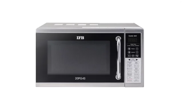 IFB 20 L Grill Microwave Oven 20PG4S Auto Cook Menus Silver