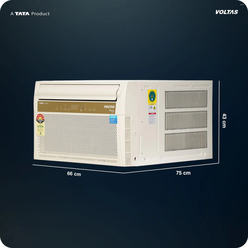 Voltas Window Air Conditioner, 1.5 Ton, 5 Star - 185INV Topaz
