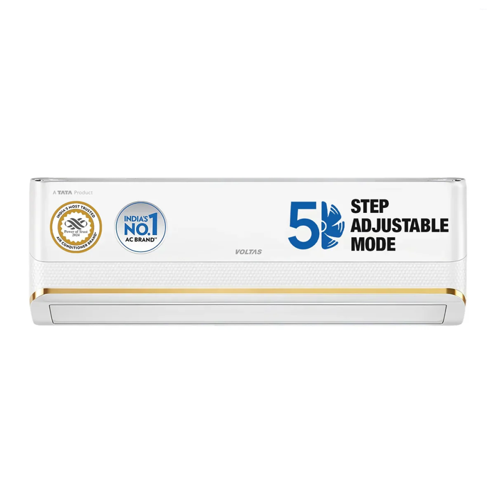 Voltas 2026 Model 1.5 Ton 3 Star Split Inverter AC (183V VERTIS ZEPHYR GOLD(4504085), White, Gold)