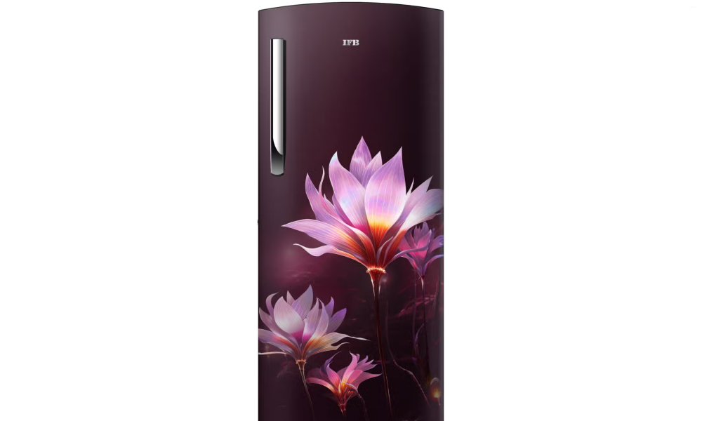 IFB Advance-Cool 197 L 5 Star Direct Cool Refrigerator, Flower Pattern, PARADISE DREAM RED, Inverter Compressor 2025