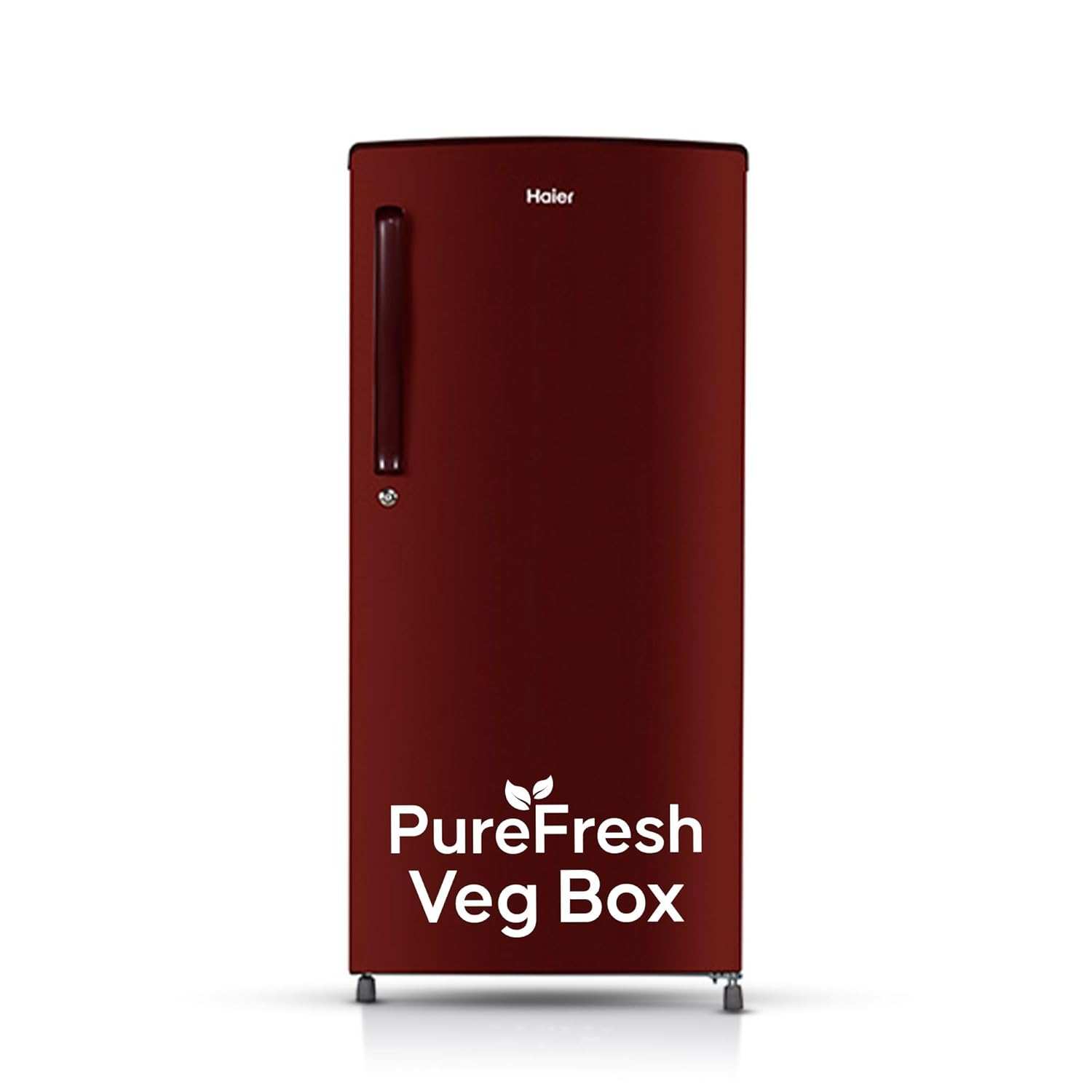 Haier 175L 2 Star Red Mono Finish Direct Cool Single Door Refrigerator