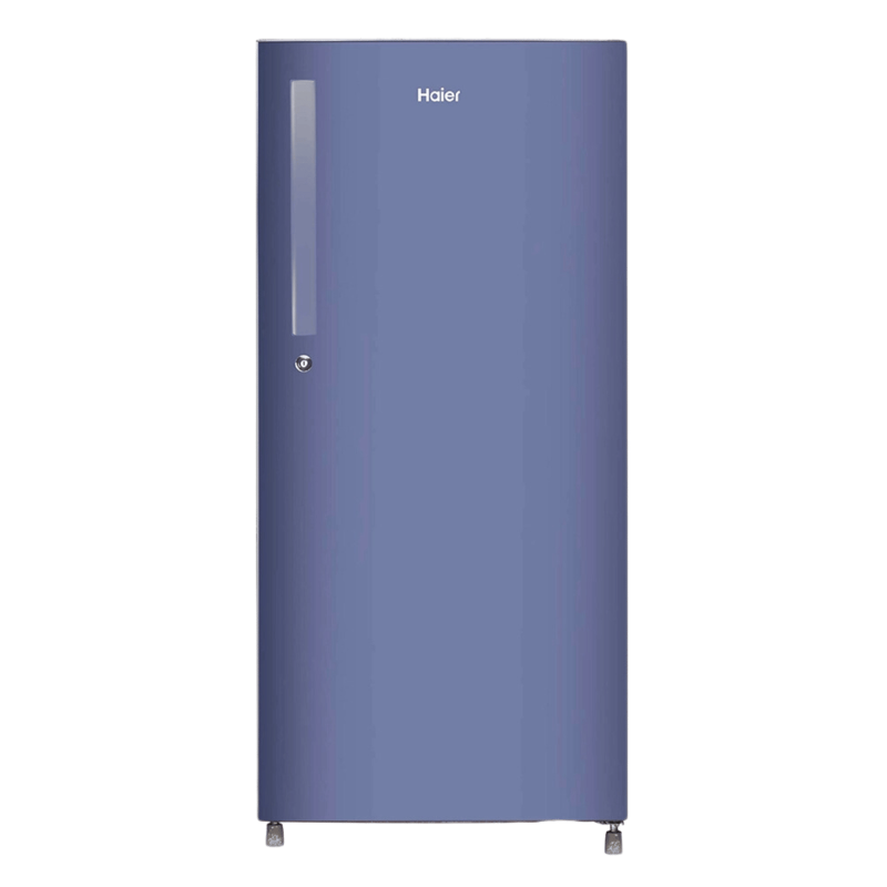 Haier 190 L Direct Cool Single Door 2 Star Refrigerator (Radish Blue, HRD-2102BRB-P)