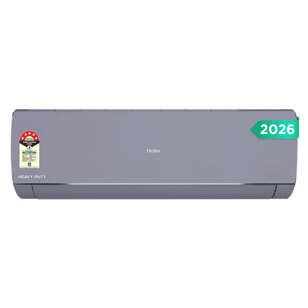 Haier Gravity Series 2025 Model 1.5 Ton 5 Star Split Inverter with Wi-fi AC (HSU19G-MZAID5BN-INV/HS19G-MZAID5BN-INV/HU19-5BN-INV, Purple, Silver)