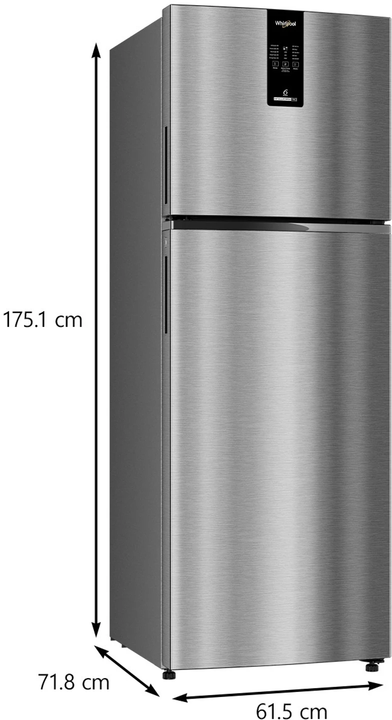 whirlpool intellifresh 327l 2 star refrigerator