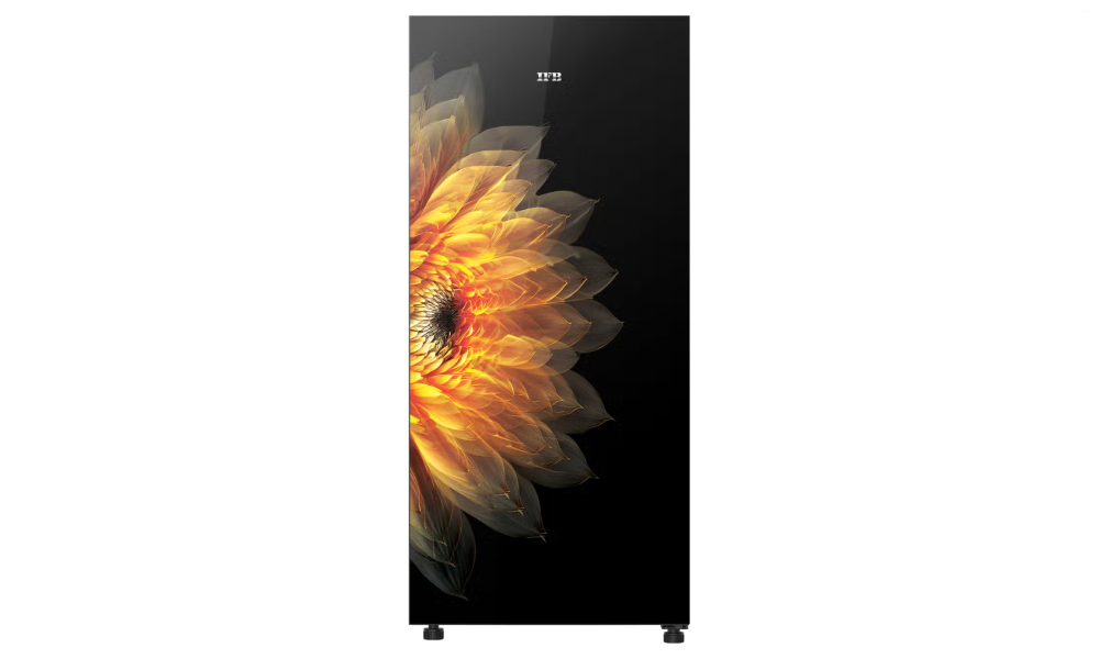 IFB Advance-Cool 187 L 5 Star Direct Cool Refrigerator, Glass Finish, SUNFLOWER GLOW, Inverter Compressor 2025