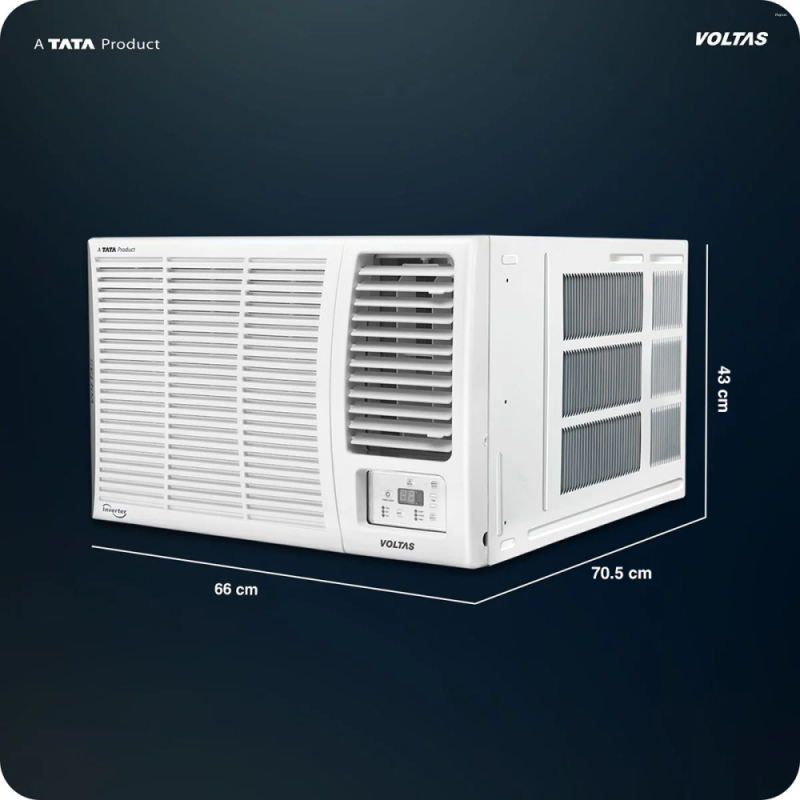 Voltas Window Air Conditioner, 1.5 Ton, 5 Star - 185INV Elite
