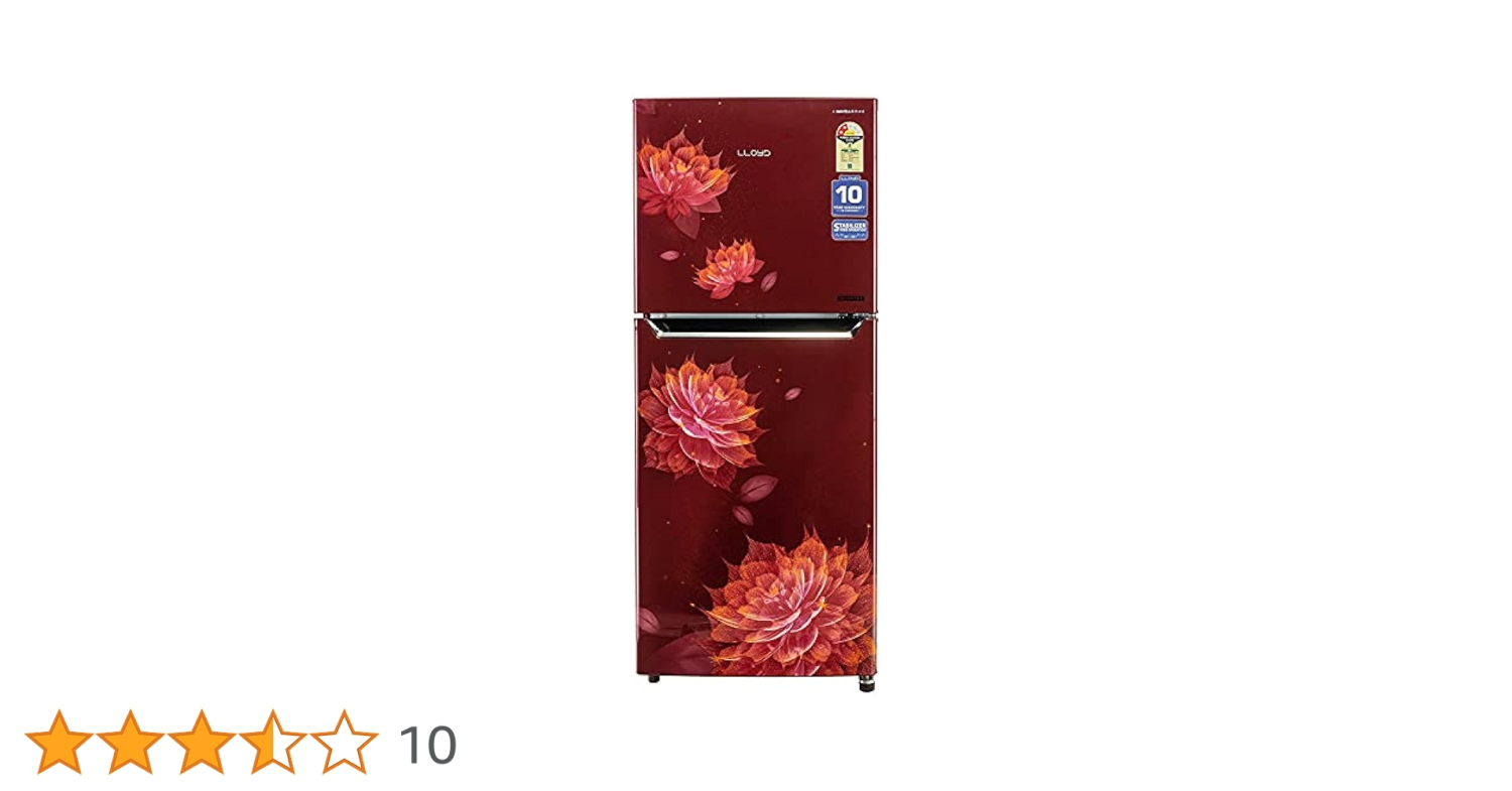 Lloyd 225 L 2 Star Direct Cool Single Door Refrigerator (GLDC242SBWT2PB, Begonia Wine)
