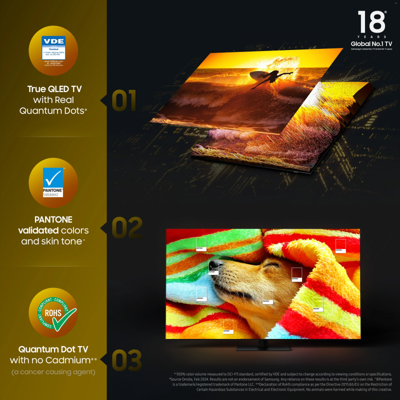 Samsung 65-inch QN90D Neo QLED 4K Smart TV