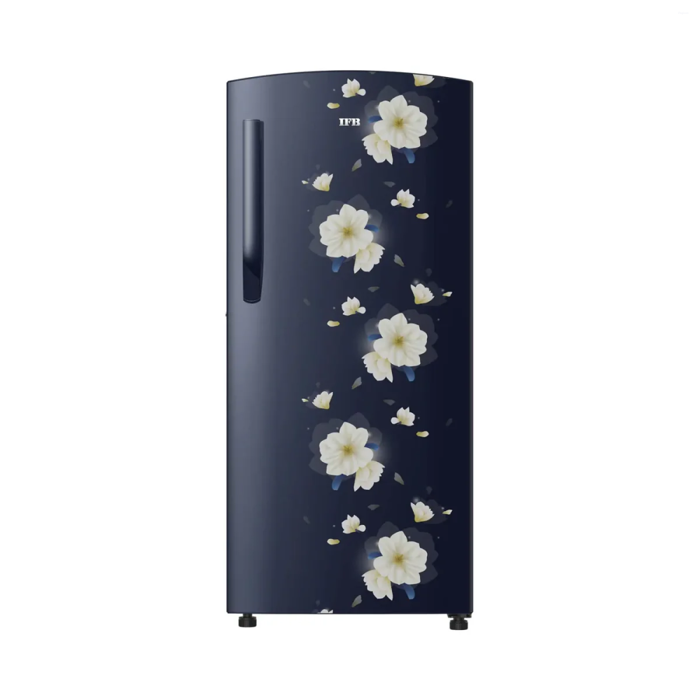 IFB Metal-Cool 197 L 2 Star Direct Cool Refrigerator, Flower Pattern, Floral Falls Blue, Fixed Speed Compressor 2025