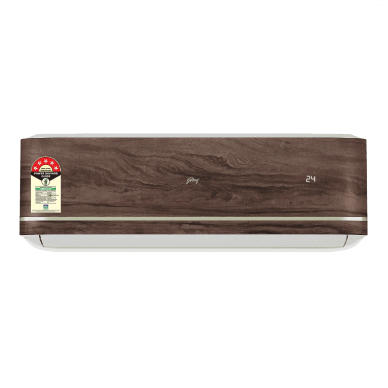Godrej Vogue Wood SIC 18VTC5 GZP MG IOT Convertible 1.5 Ton 5 Star Inverter Split Smart AC with App Control