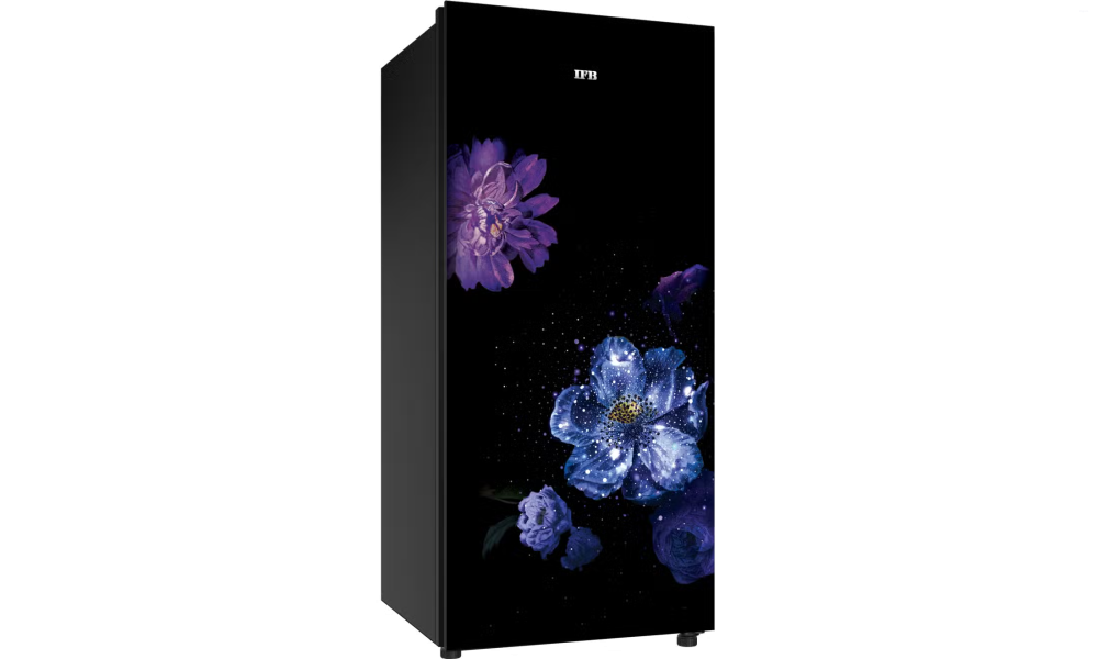 IFB Metal-Cool 187 L 3 Star Direct Cool Refrigerator, Glass Finish, FLORAL JOY, Fixed Speed Compressor 2025
