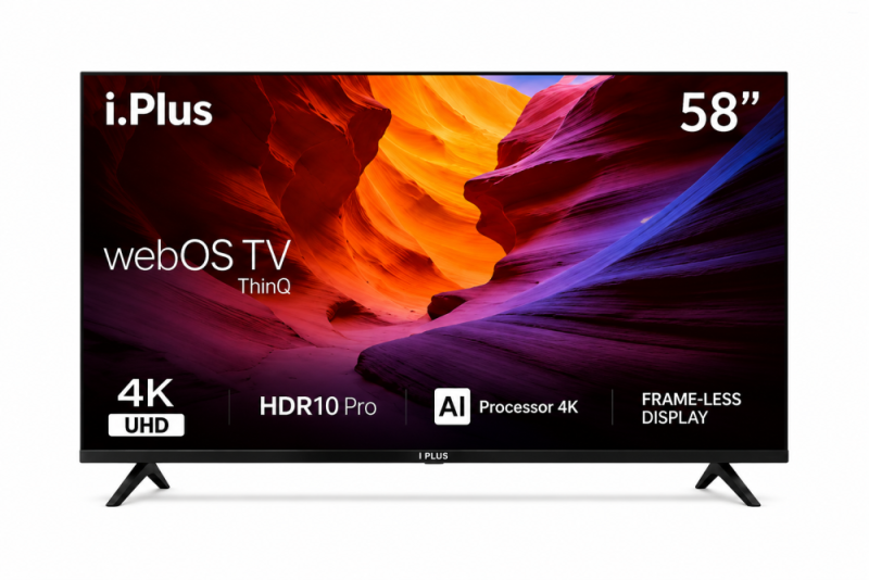 I Plus 58 Inch 4K UHD Smart LED TV (webOS TV ThinQ)