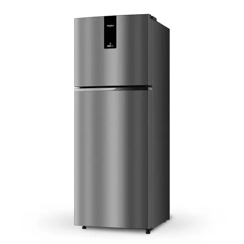 Whirlpool Intellifresh 308 Litres 2 Star Forst Free Double Door Refrigerator with Intellisense Inverter Technology (IFINVELTDF355AS2STL, Alpha Steel)