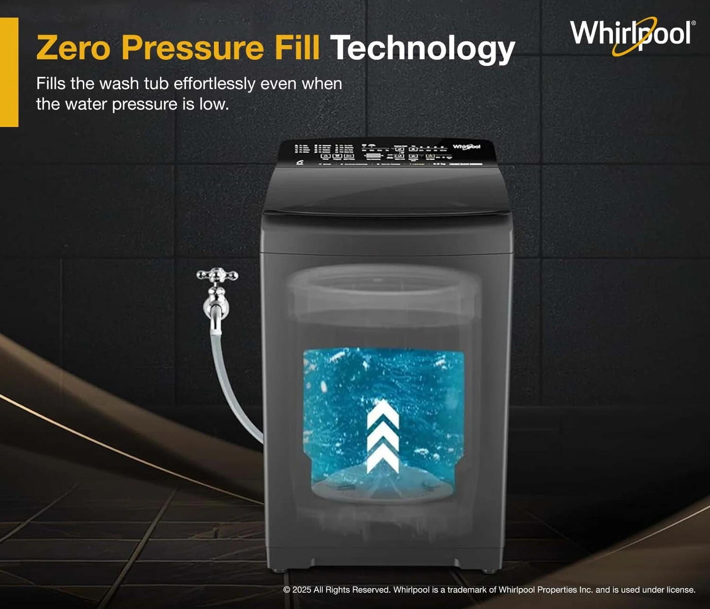 Whirlpool 9 kg Bloomwash Fully Automatic Top Load with In-built Heater Grey (MAGIC CLEAN BW PRO H 9 KG Mn GREY 10YMW)