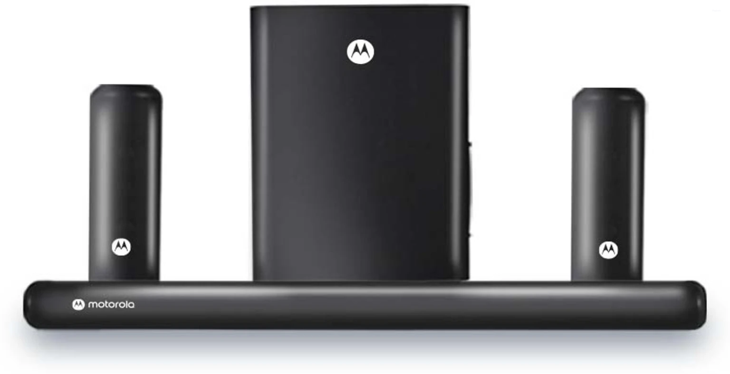 MOTOROLA AmphisoundX Vibe Dolby Digital 500 W Bluetooth Soundbar (Black, 5.1 Channel)