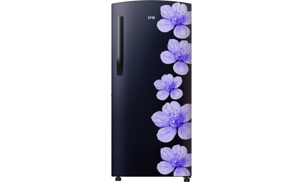IFB Metal-Cool 187 L 1 Star Direct Cool Refrigerator, Flower Pattern, WILD FLOWER BLUE, Fixed Speed Compressor 2026