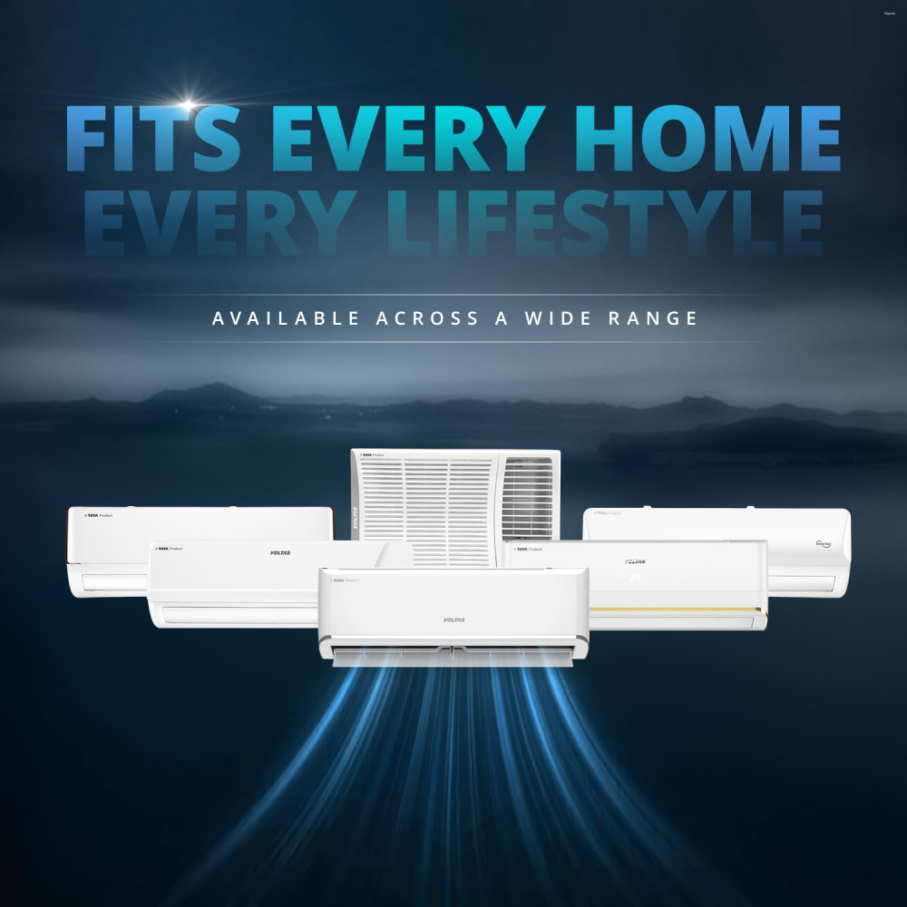 Voltas Split Air Conditioner, 2 Ton, 5 Star - 245INV Vectra Plush