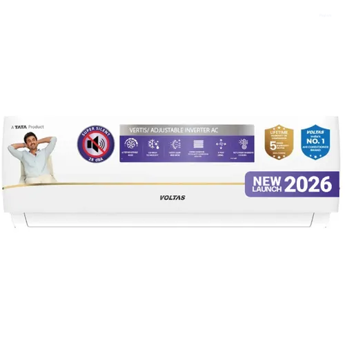 Voltas Split Air Conditioner, 1.5 Ton, 3 Star - 183INV Vertis Zenith Gold